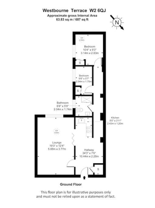 Cosy 2-Bedroom Flat Paddington Londyn Zewnętrze zdjęcie